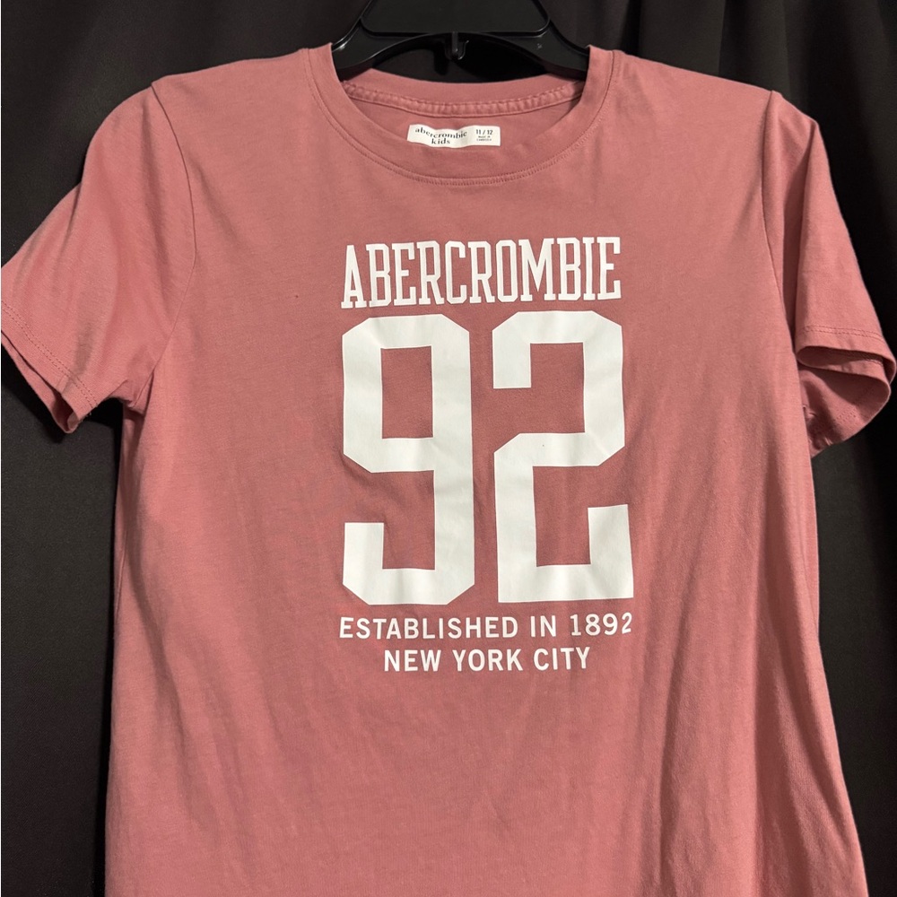 Abercrombie Pink Graphic T-Shirt